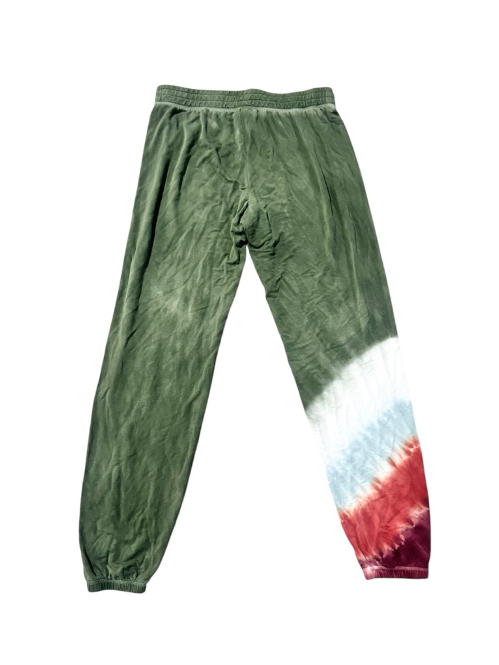 PJ Salvage Mountain Bound Tie Dye Joggers in Olive Green - M - Picture 4 of 6